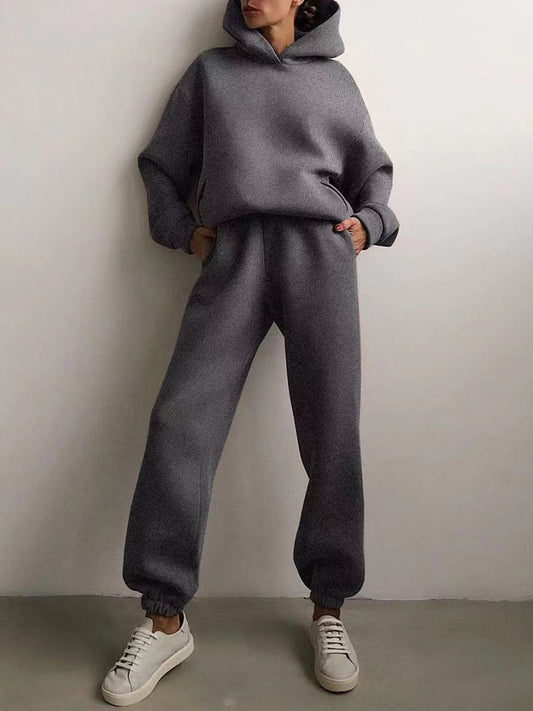 Winter Two Piece Sets Oversized Tracksuit