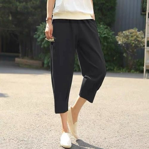 Cotton Loose Linen High Waist Pants