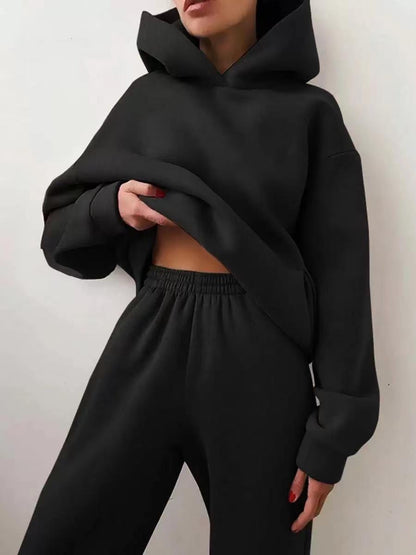 Winter Two Piece Sets Oversized Tracksuit