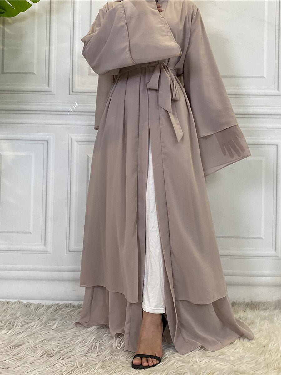 Chiffon Open Dubai Modest Dress