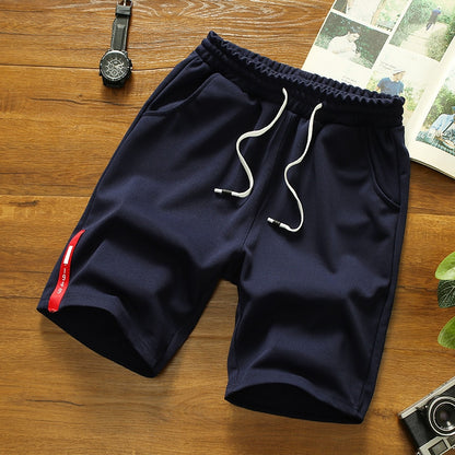 Men Elastic Waist Running Sports Shorts