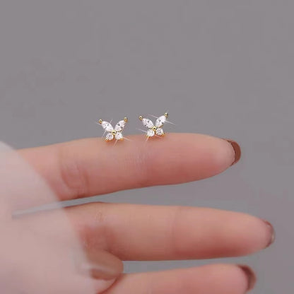 Star Moon Stud Earrings