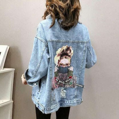 Hand-Studded Rivet Tassel Jacket