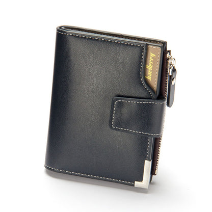 Men Zipper Coin Pocket Card Holder