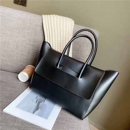 Commute Large Capacity Leather Tote Bag