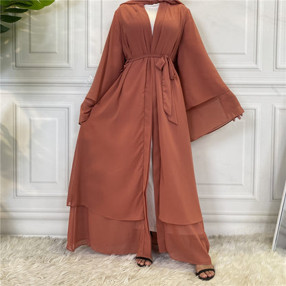 Chiffon Open Dubai Modest Dress