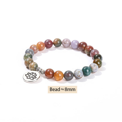 Natural Stone Eight Planets Bead Bracelet