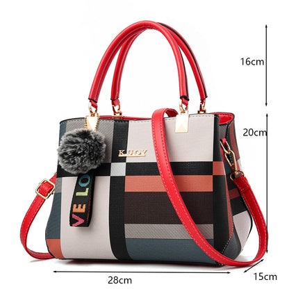 PU Leather Casual Tote Bag