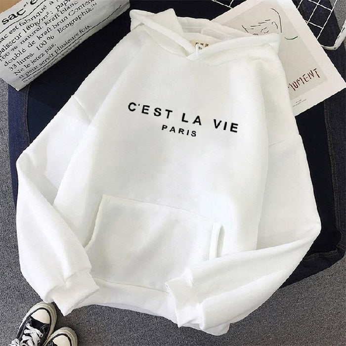 Women Streetwear Letter print Hoodie