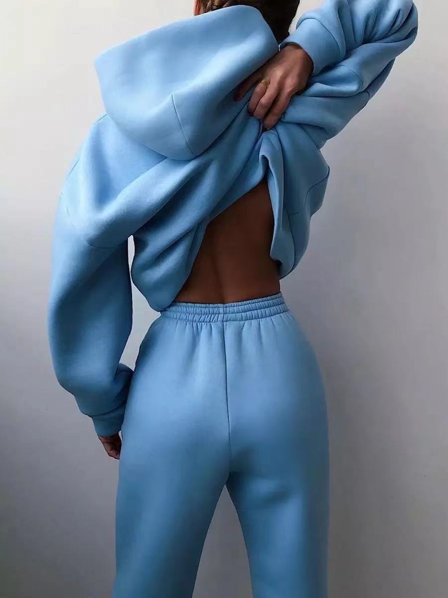 Winter Two Piece Sets Oversized Tracksuit