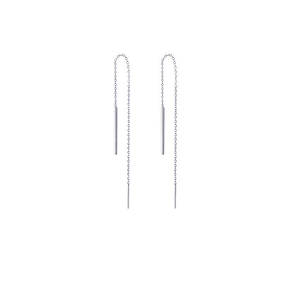 Geometric Ear Stick Long Ear Line Earrings