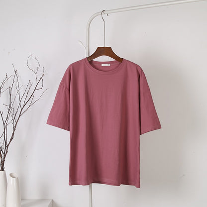 Oversized Cotton Soft Basic T Shirt