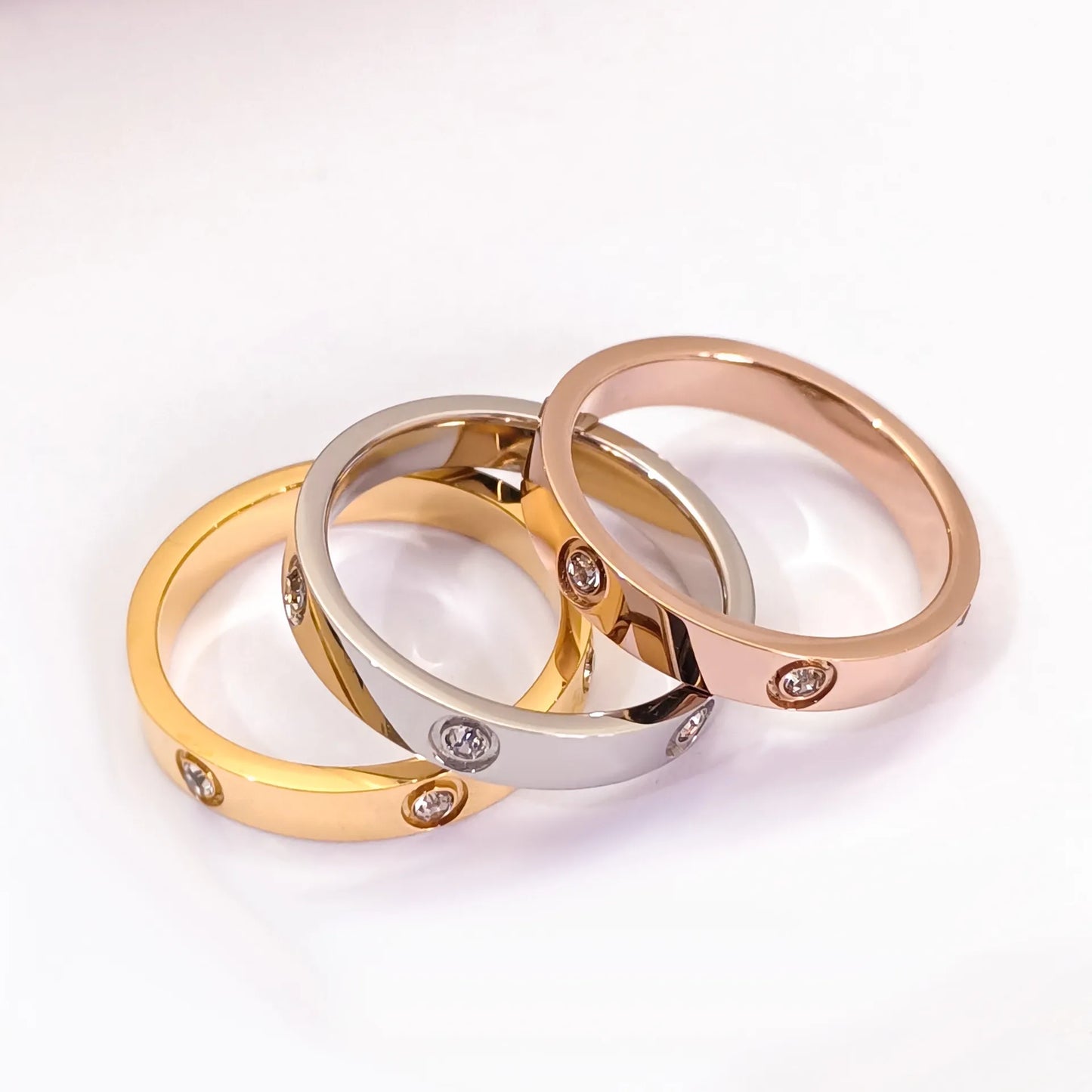 Stainless Steel Love Ring