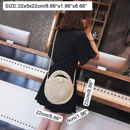 Square Round Mulit Style Straw Bag