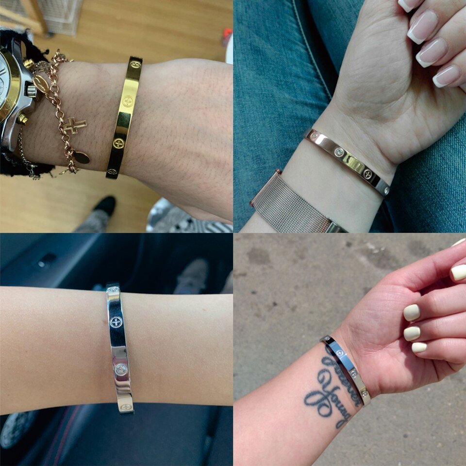 Luxury Cross Nut Nail Bracelet