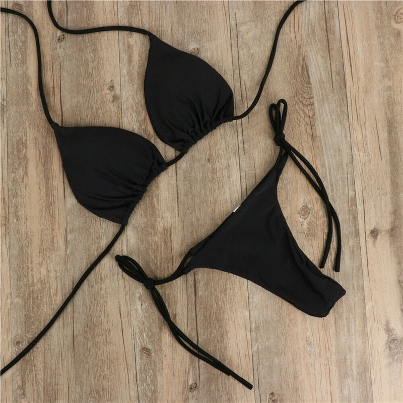 Women Push-up Padded Two pieces Bikini Set