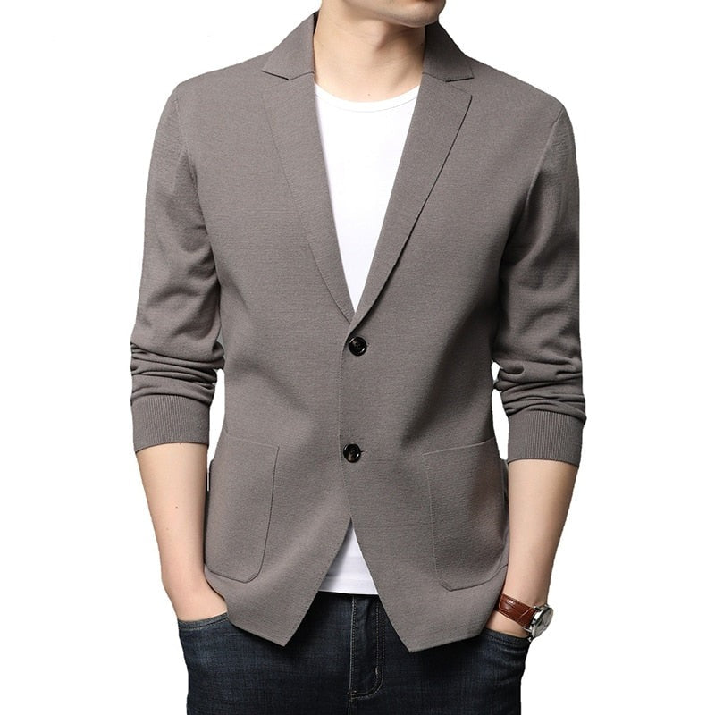 Men Casual Hombre Long Sleeve Warm Cardigan