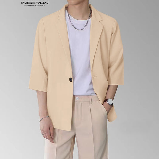 Men Casual Simple Blazer