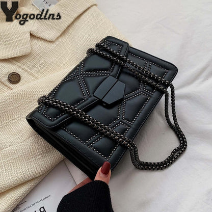 Rivet Chain Small Crossbody Bag