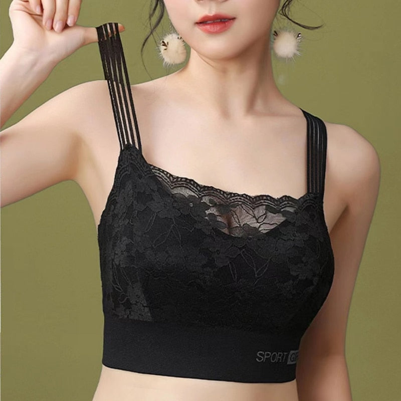 Lace Breathable Sports Bra