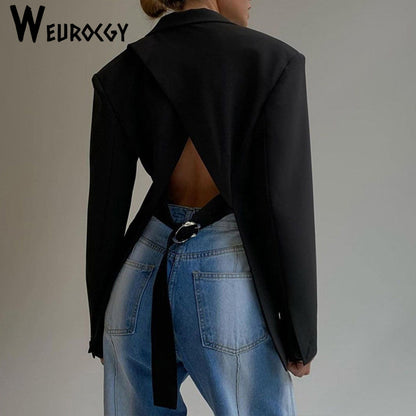 Backless Loose Blazer