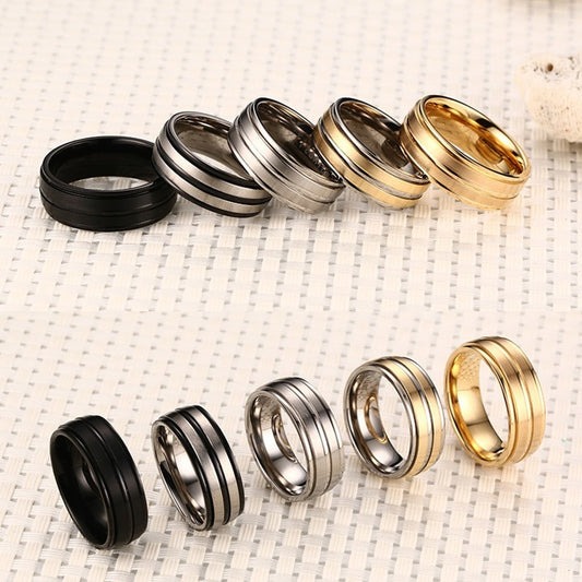 Titanium Black Men Ring